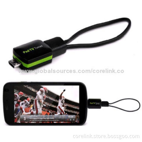 DVB-T Watch Live TV Pocket Smart TV Dongles, Google's Android 4.1 OS with Bandwidth 1.7/5/6/7/8MHz